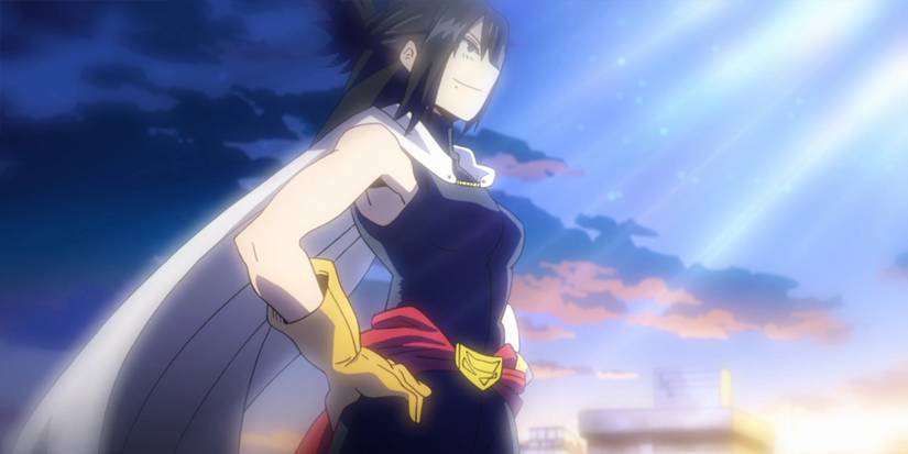 My Hero Academia: Nana Shimura in a heroic pose