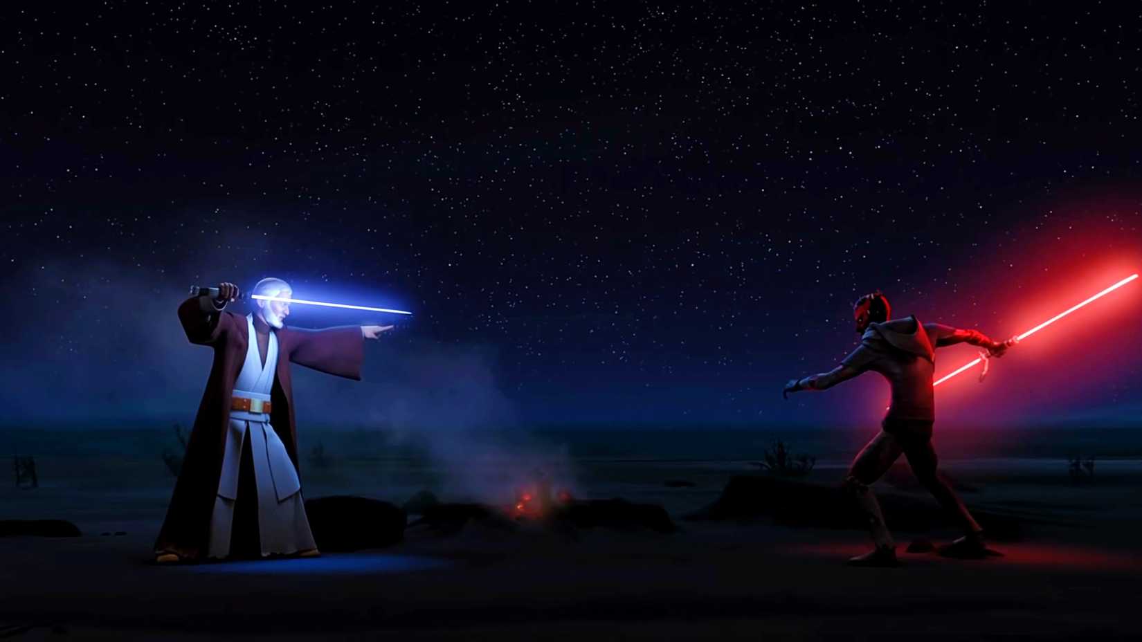 6 Ways Disney's Star Wars Is Better Than The George Lucas Era 1 Obi-Wan prepares to fight Darth Maul on Tatooine in Star Wars Rebels