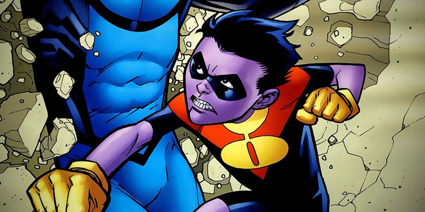 Olliver Grayson como Kid Omni-Man em Invincible Comic Art