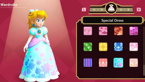 princess peach showtime dress ribbon How to Change Dresses and Ribbons