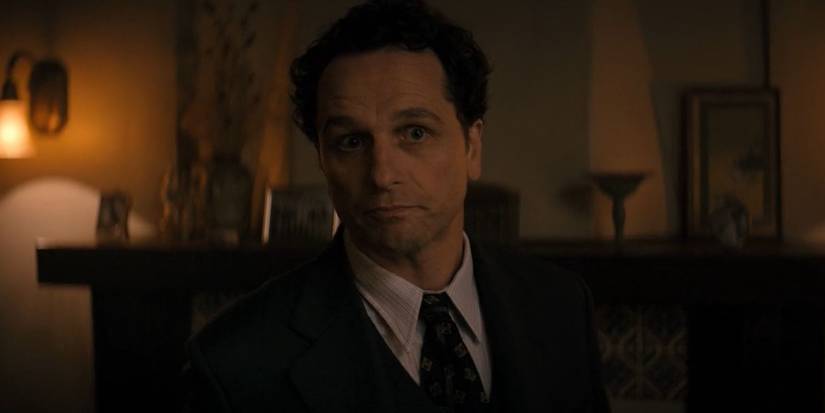 Perry Mason (Matthew Rhys) looking drunk and angry in Perry Mason season 2 episode 6.