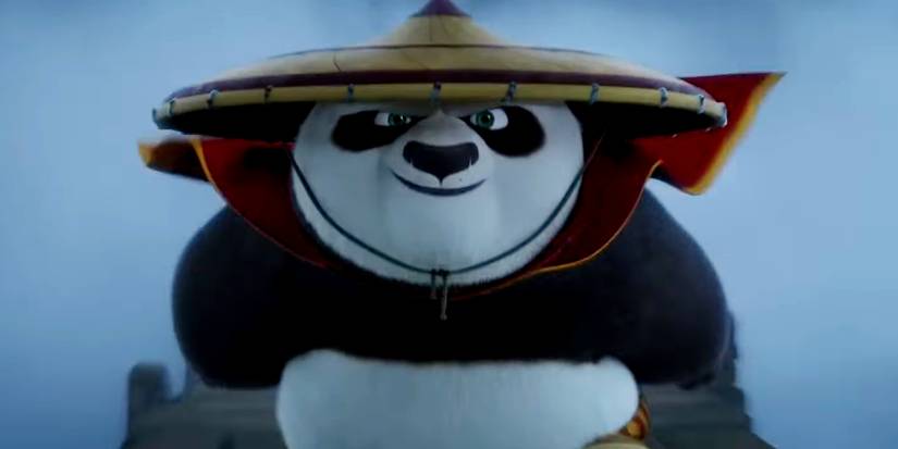 По, бегущий по пирсу в Kung Fu Panda 4