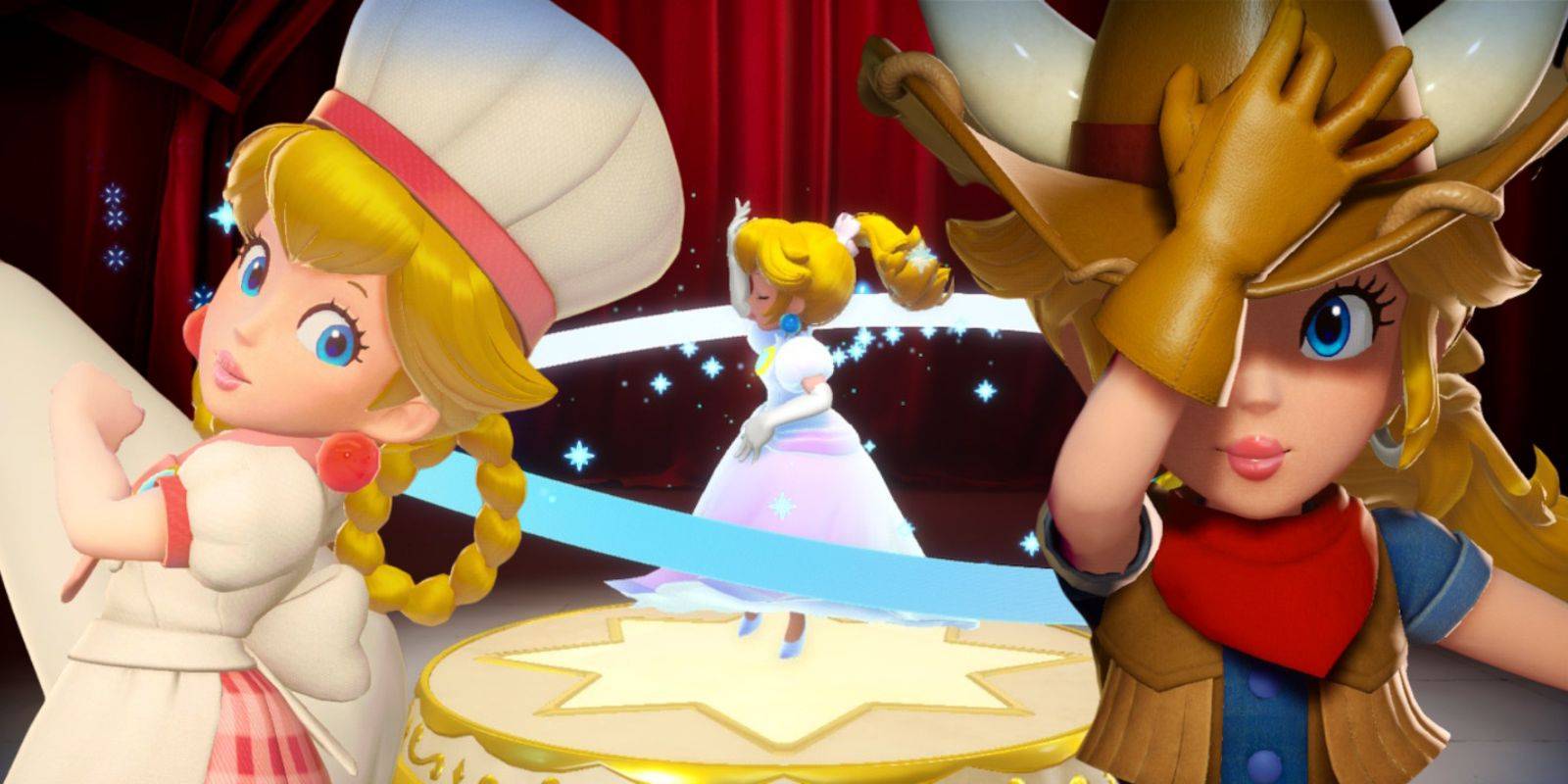 open lace back dress Sword Fighter Peach Costume main image 1