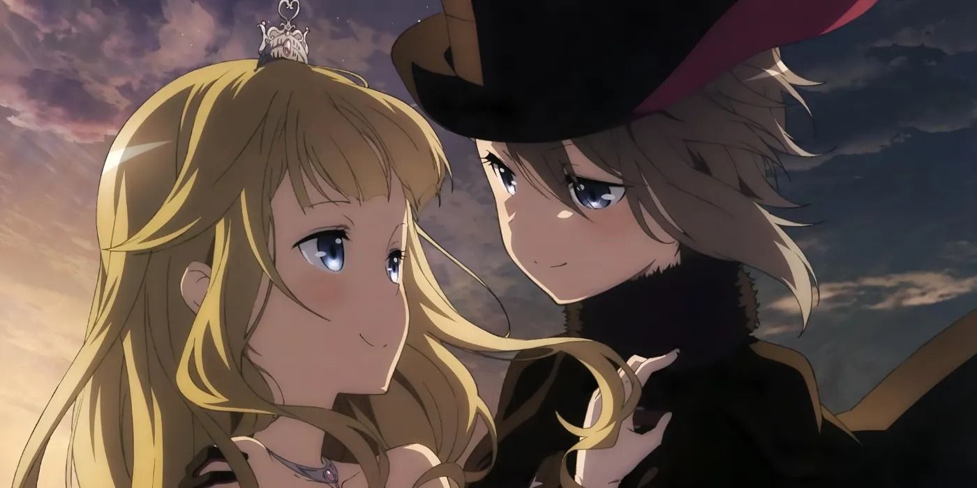 Princesa Diretora Ange e Charlotte olhando nos olhos uma da outra
