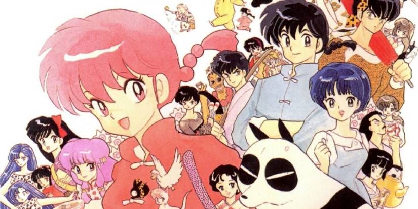 The Cast of Ranma 1/2 from the official manga