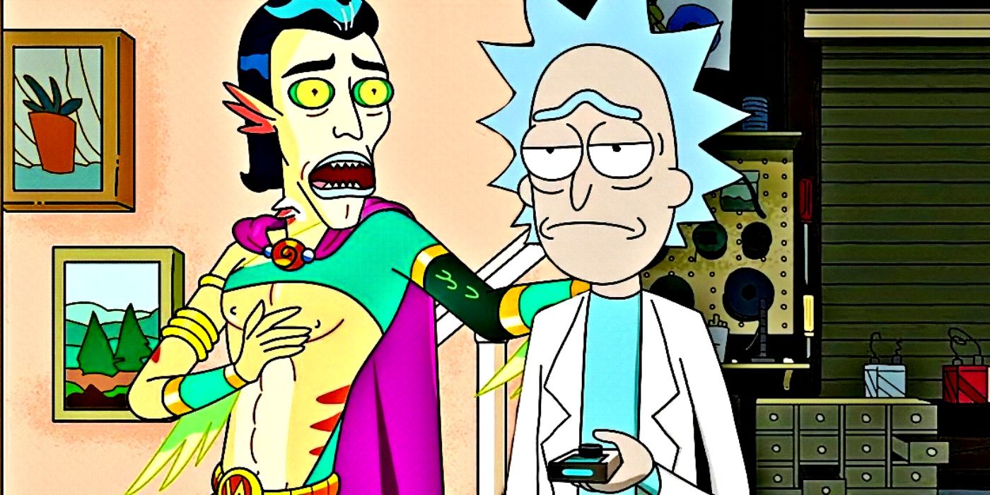 Rick and Morty's Rick and Mr. Nimbus.