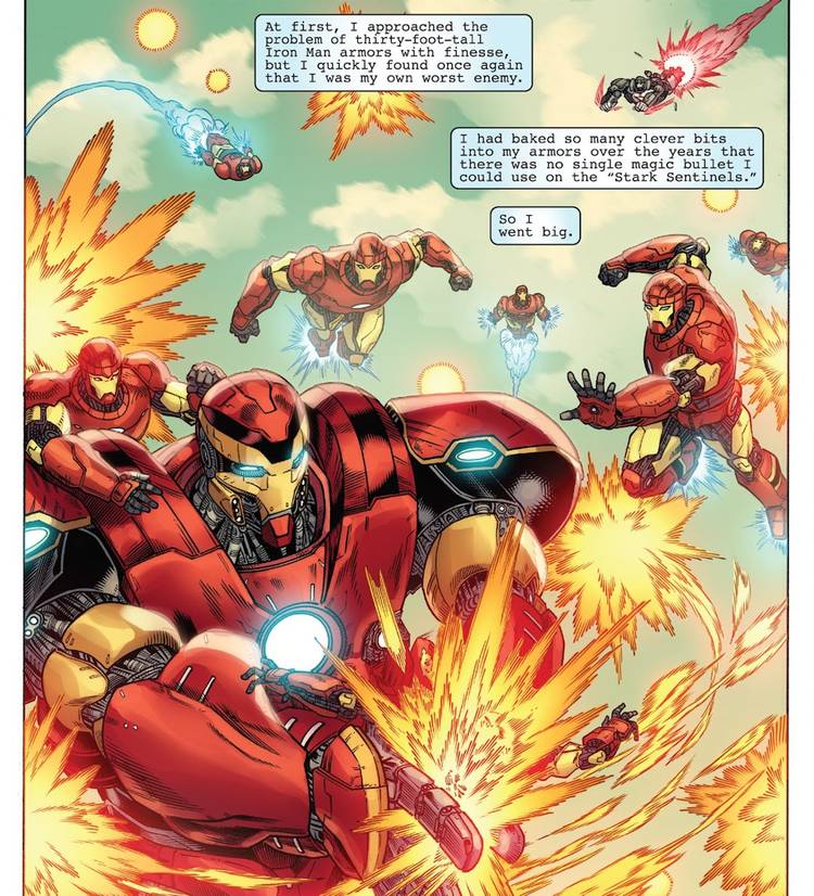 Sentinel X Armor Iron Man’s God-Level Sentinel Armor Debuts Secret Feature That Doubles ...