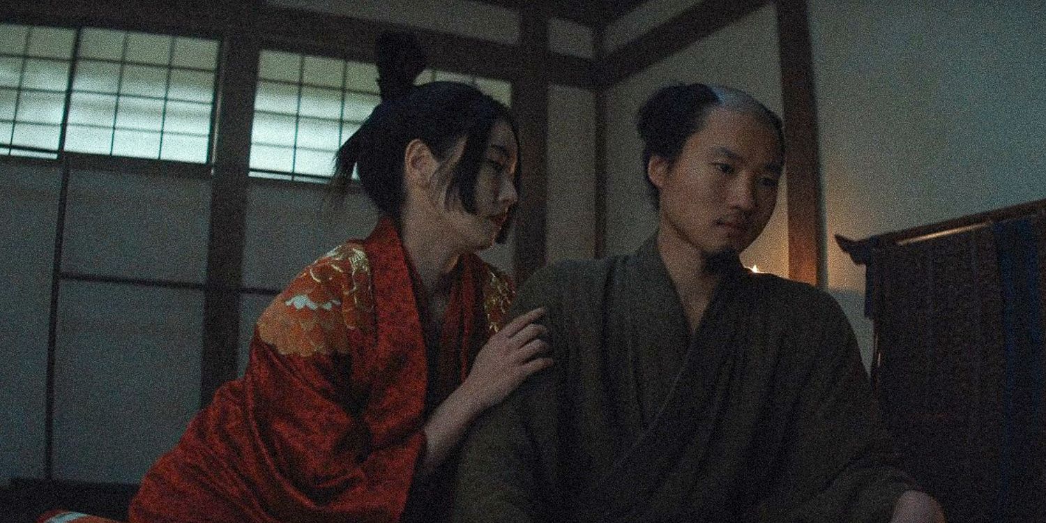 Omi rejecting Kiku's affection in Shogun season 1 ep6