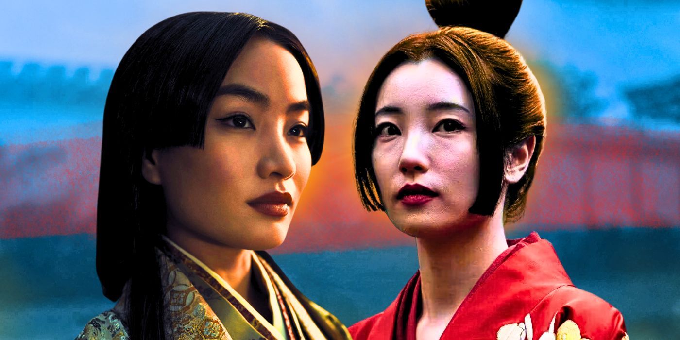 Kiku and Mariko in a collage from Shogun.