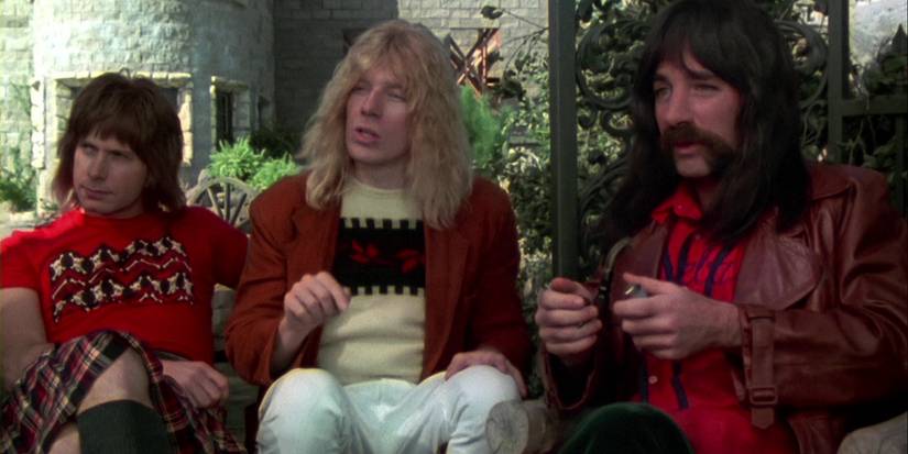 Spinal Tap being interviewed