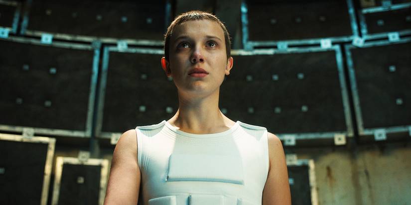 Stranger Things season 4 Eleven teary eyed at the Nina facility