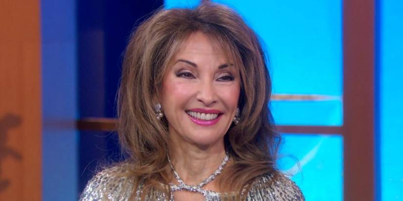 Susan Lucci Being Interviewed