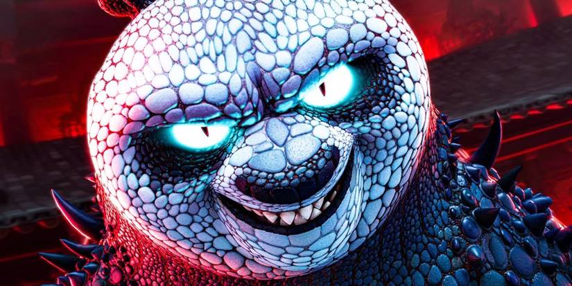 Черепаха принимает форму По в Kung Fu Panda 4