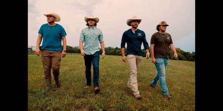 The McBee Dynasty's Cole McBee, Brayden McBee, Jesse McBee and Steven McBee Jr. walking together outside