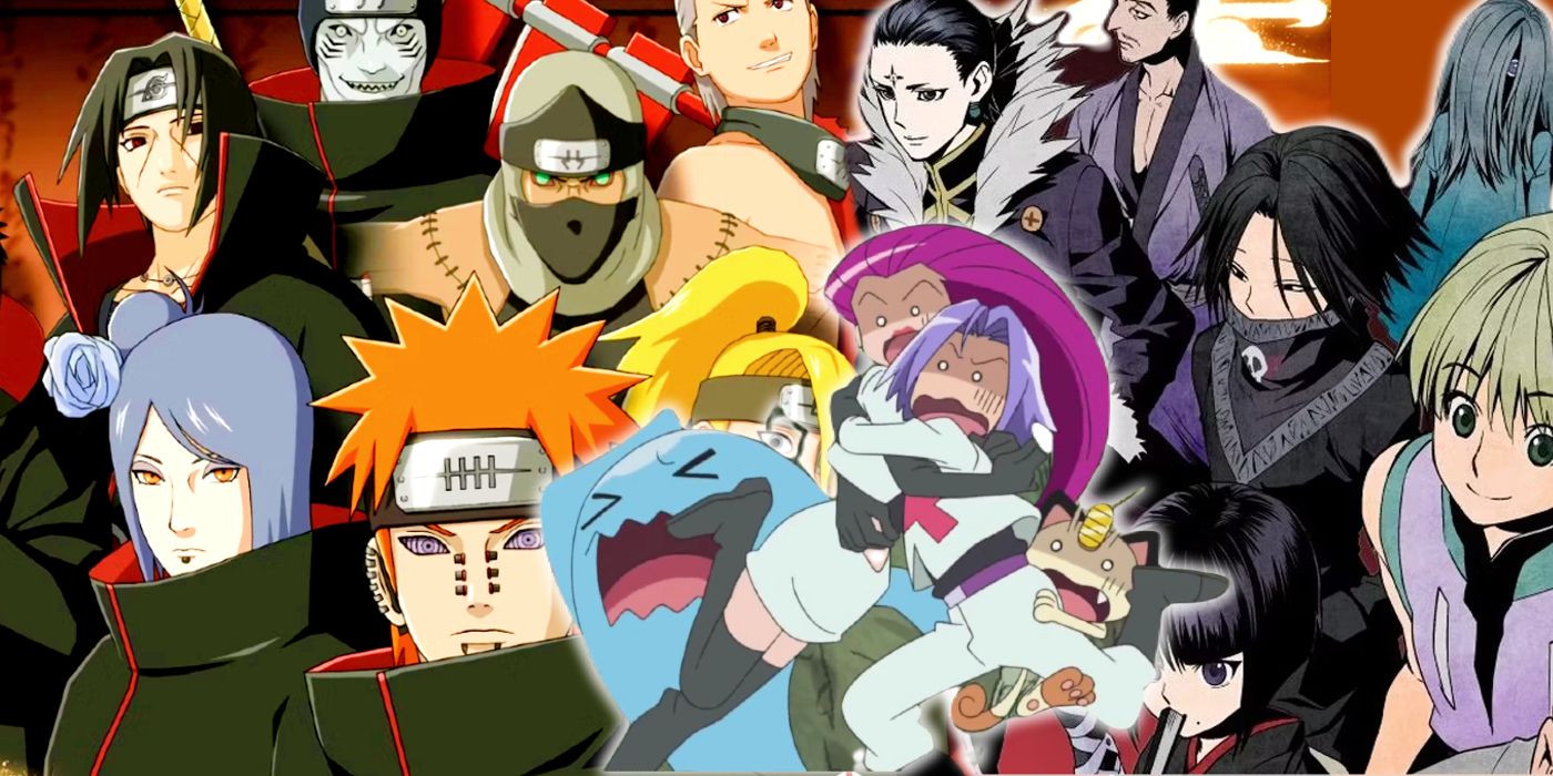 10 Most Iconic Anime Villain Groups of All Time