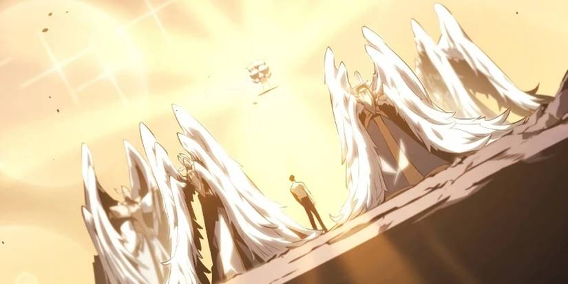 The Rulers using the cup of reincarnation in solo leveling at jinwoo's request