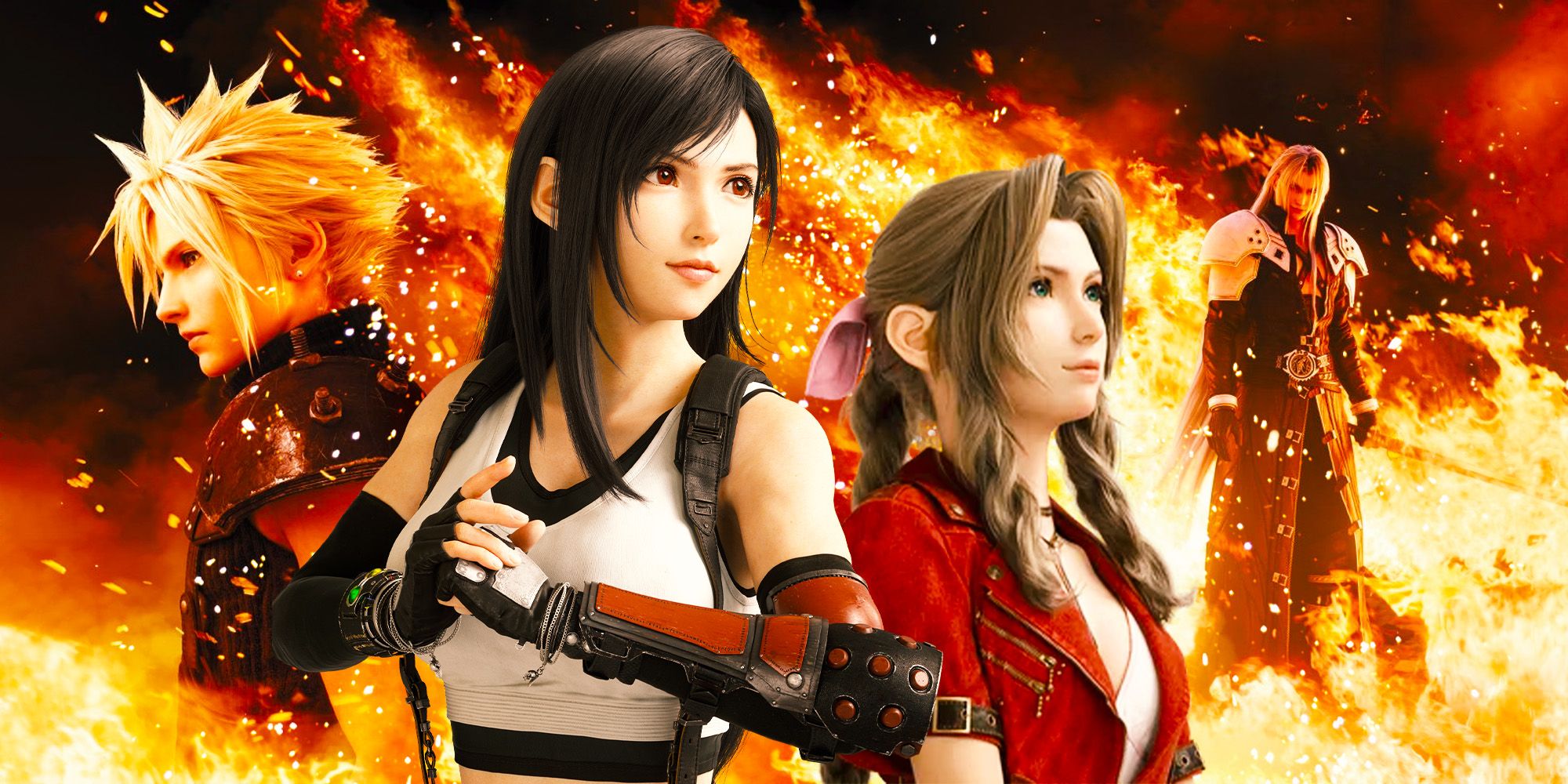FINAL FANTASY VII REBIRTH パーティメンバー 複製原画 FINAL FANTASY VII REBIRTH パーティメンバー 複製原画