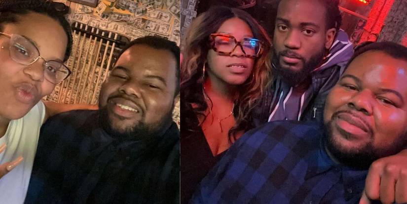 Tyray 90 Day Fiance on Instagram with friends