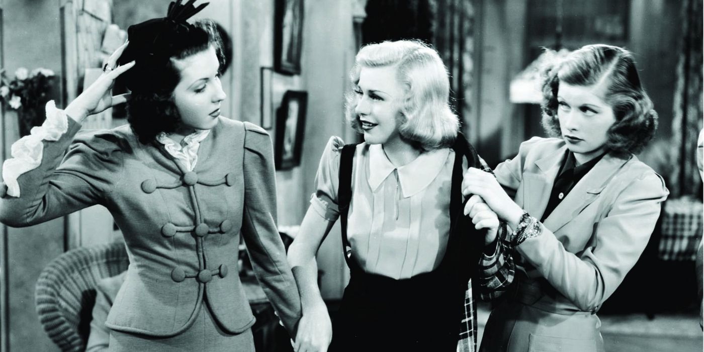 Lucille Ball, Ann Miller and Ginger Rogers in Stage Door (1937) 