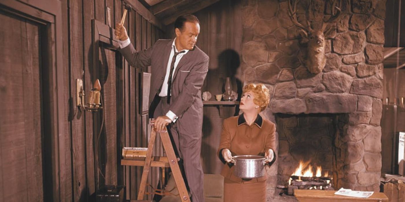 Kitty and Larry doing DIY in The Facts Of Life (1960)