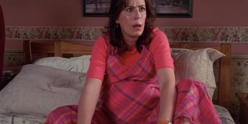 Lois while in labour with Jamie in Malcolm in the Middle