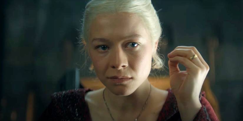 Emma d'Arcy como Rhaenyra Targaryen em House of the Dragon temporada 2