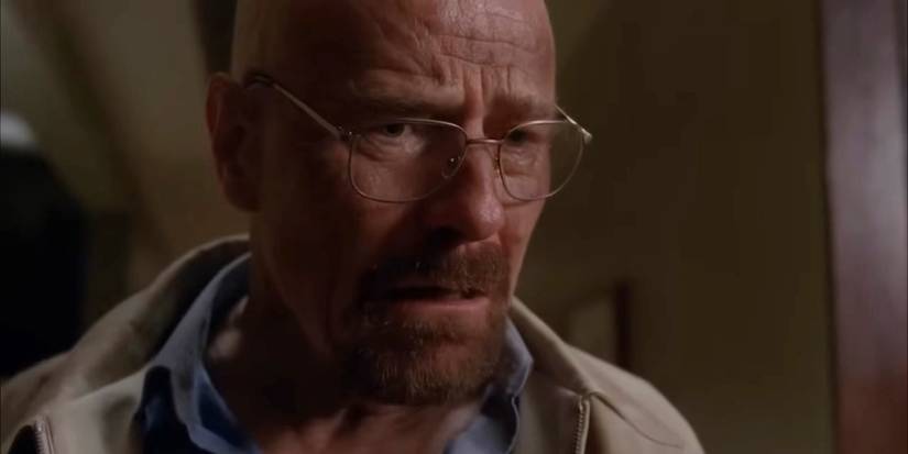 Walter White looking devastated in Breaking Bad: Season 5, Episode 14, “Ozymandias”