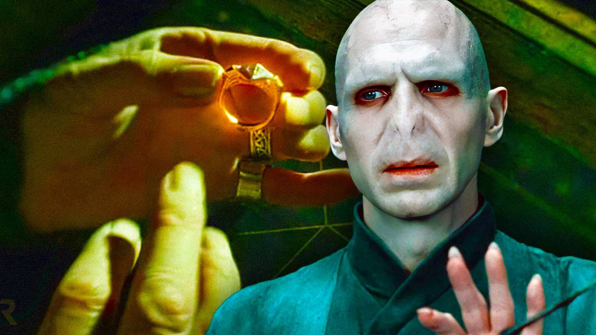 Why Lord Voldemort Didn't Curse Other Horcruxes Like He Did The Gaunt Ring