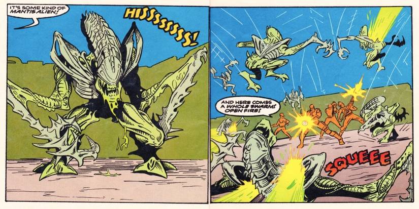The Mantis Alien from Aliens: Space Marines.
