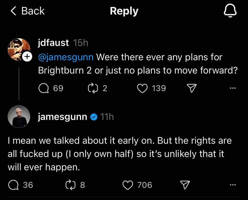 “All F**ked Up”: Brightburn 2 Gets Killer Update From James Gunn