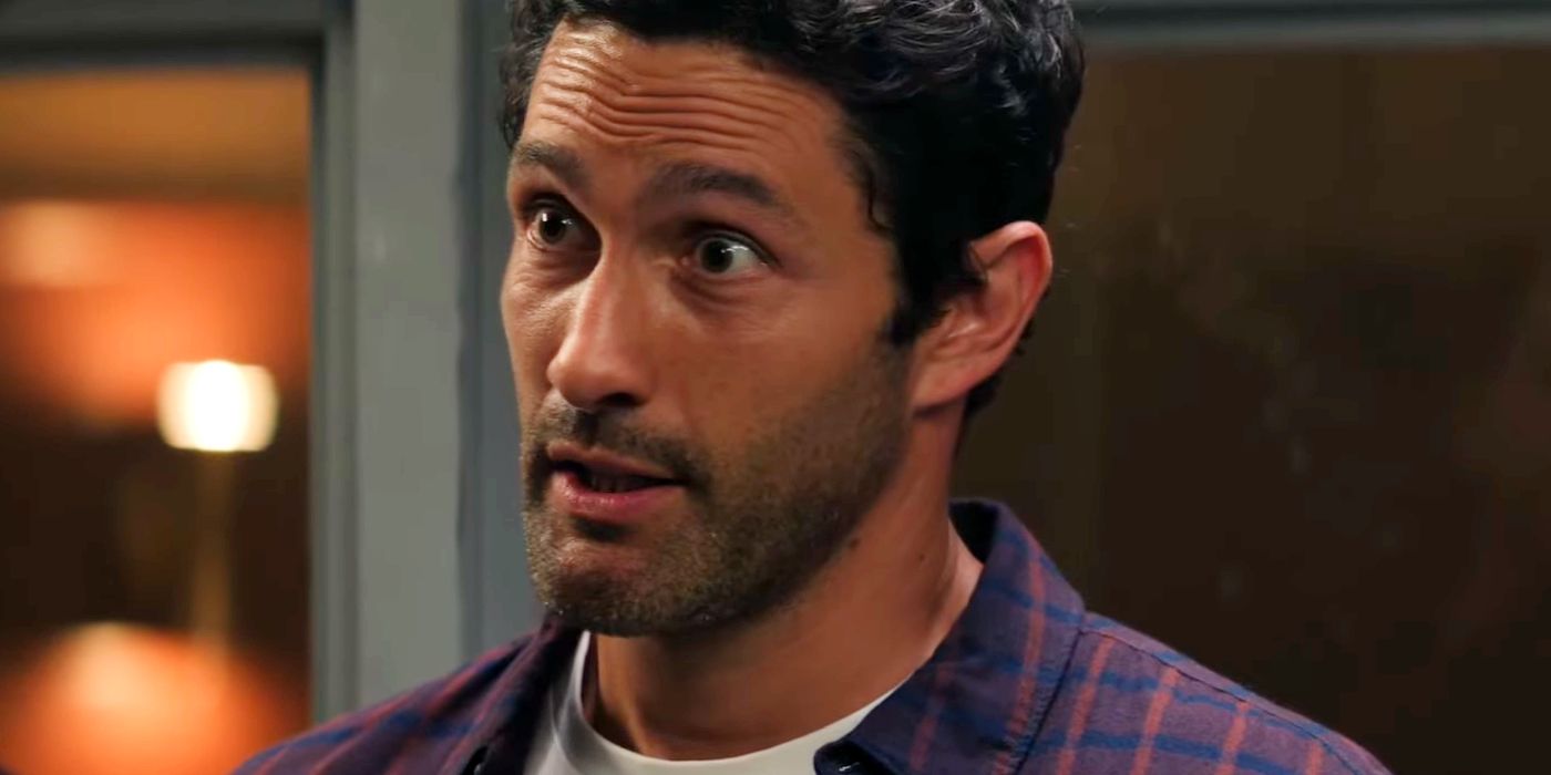 Noah Mills looks shocked in NCIS Hawaii