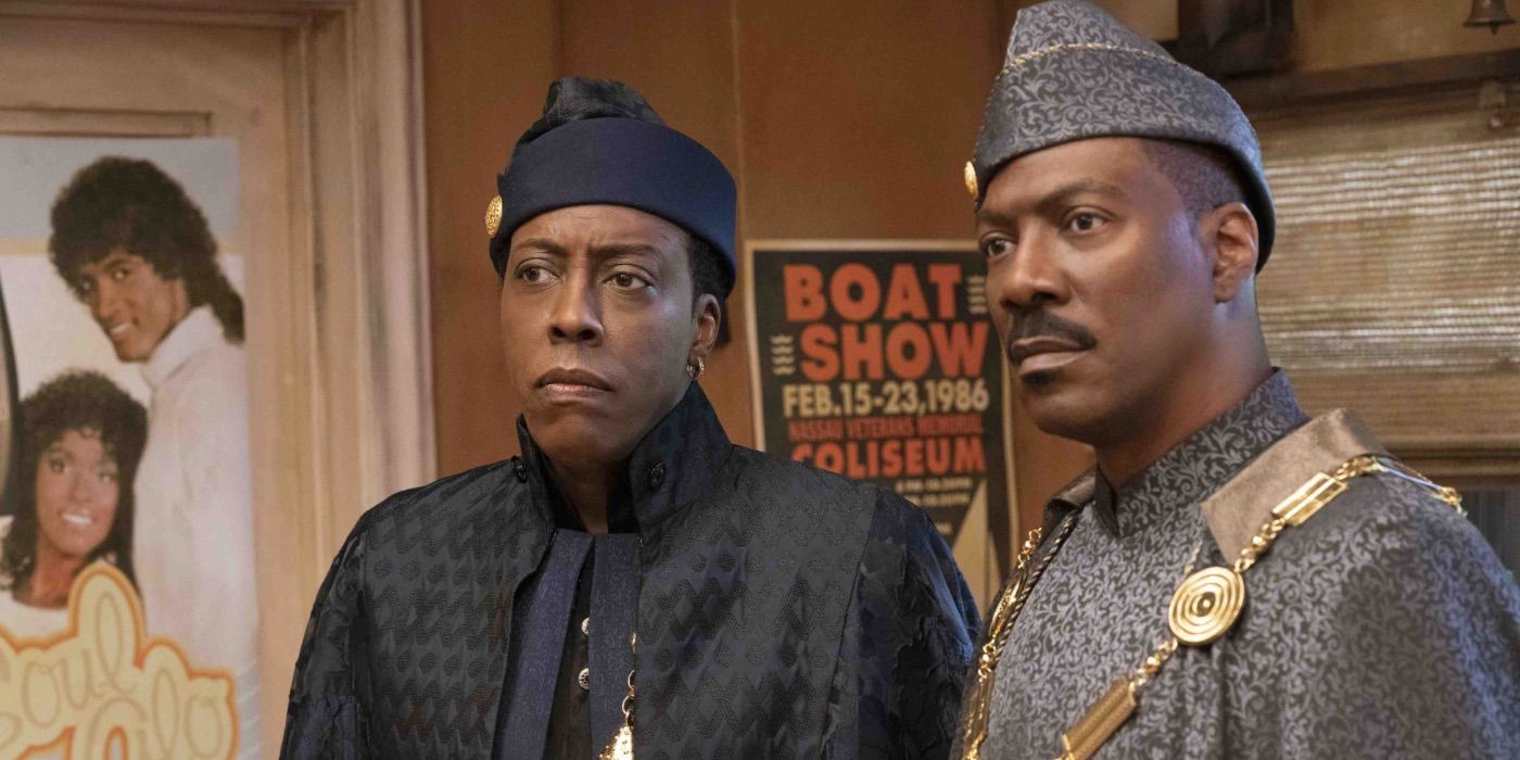 Eddie Murphy in Royal Regalia in Coming 2 America