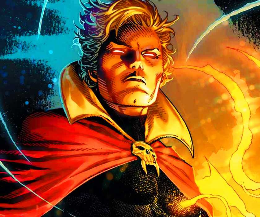 Adam Warlock using his powerful abilities in Marvel Comics