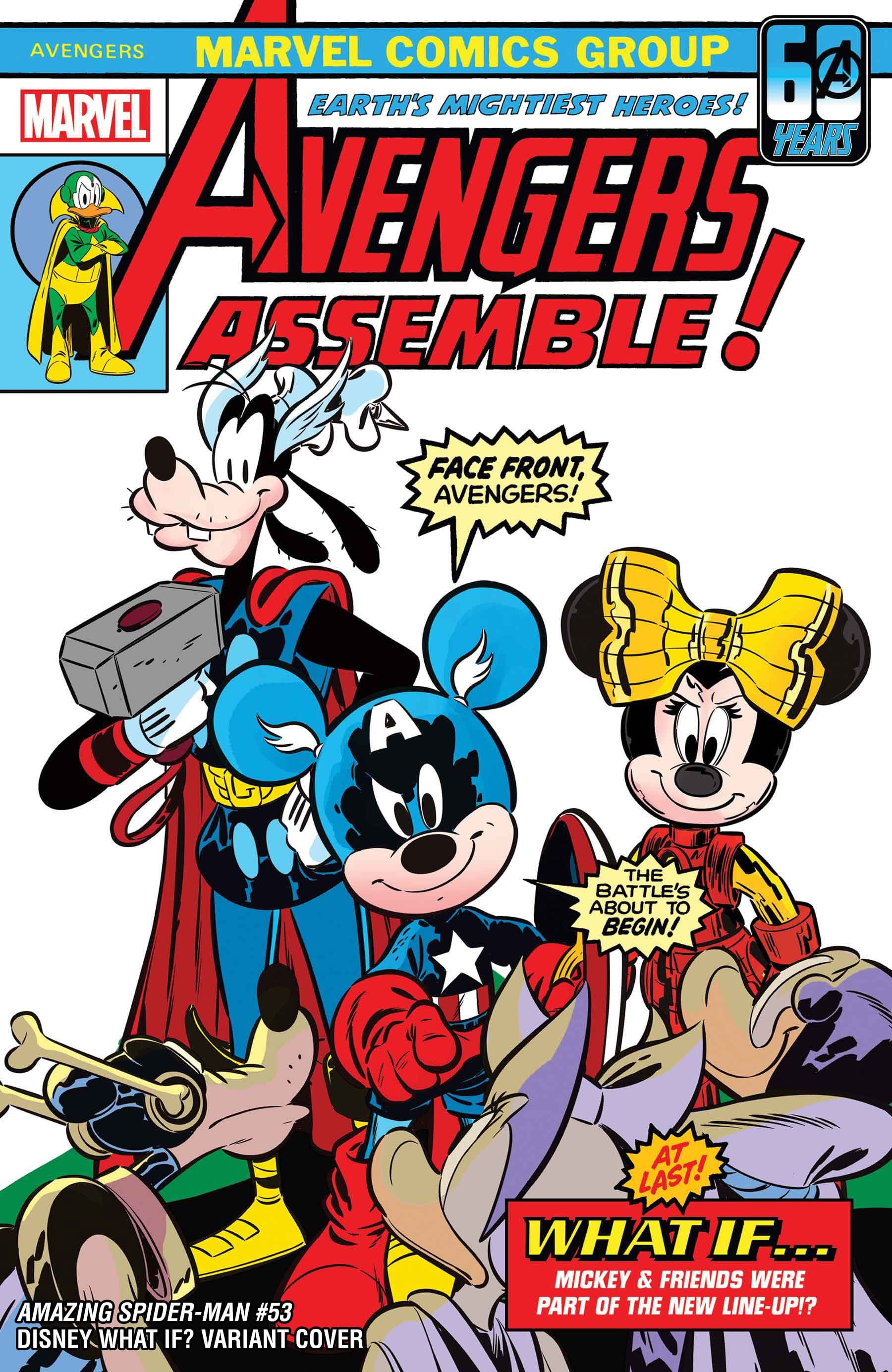 Sorry, Iron Man, Thor & Captain America: Goofy, Minnie, & Mickey Mouse 