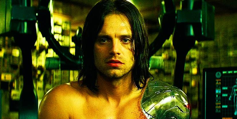 Bucky Barnes being interviewed by HYDRA in Captain America The Winter Soldier