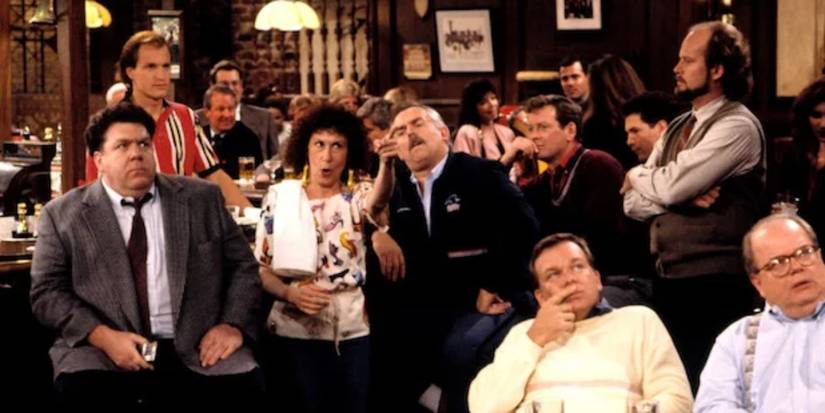 O elenco de Cheers no final da série