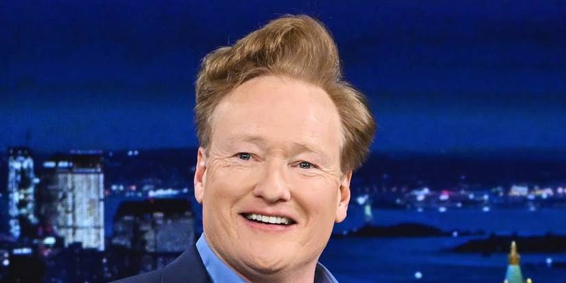 Conan O'Brien smiling as a guest on The Tonight Show