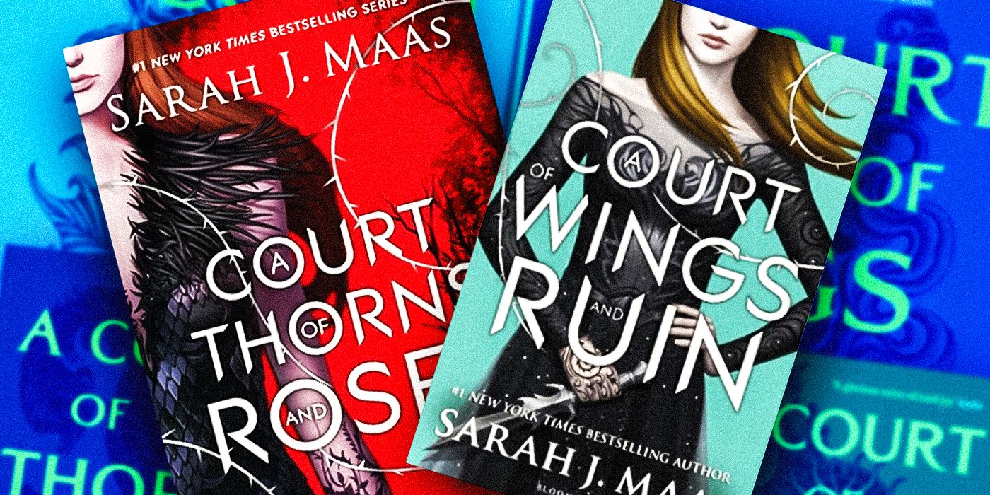 The covers of A Court of Thorns & Roses and A Court of Wings & Ruin featuring Feyre Archeron