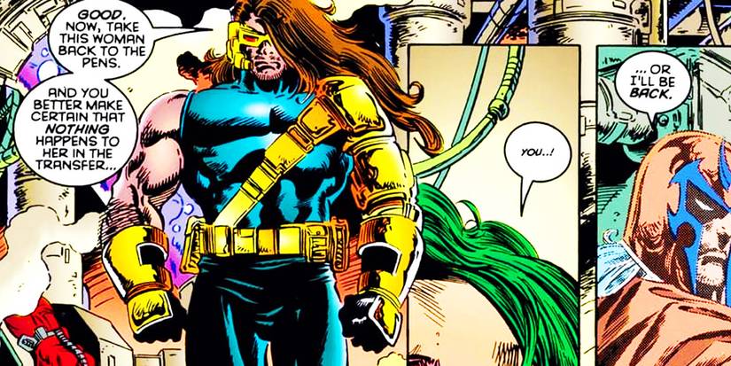 Cyclops with long hair in Marvel Comics' Age of Apocalypse