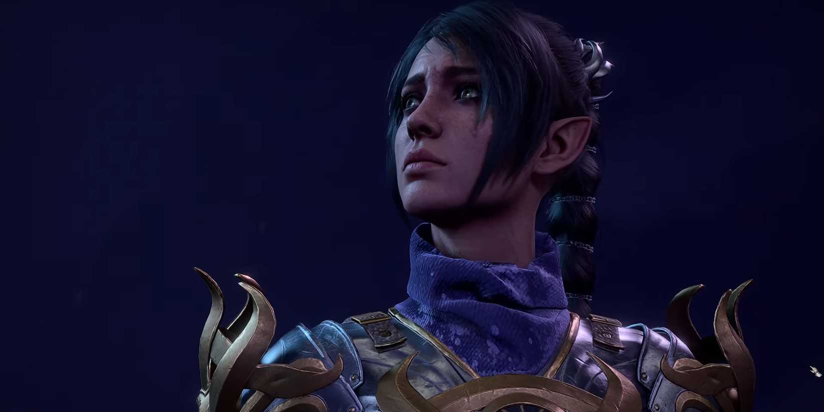 Dark Justiciar Shadowheart looks at her parents in Baldur's Gate 3