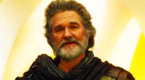 Close-up shot of Kurt Russell as Ego greeting the Guardians in Guardians of the Galaxy Vol. 2
