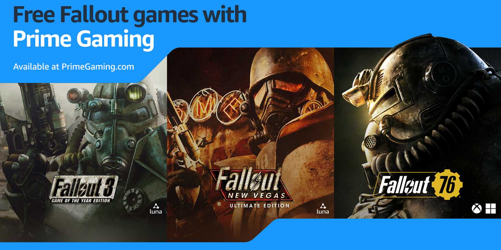 Amazon Celebrates Fallout TV Series With 3 Free Games