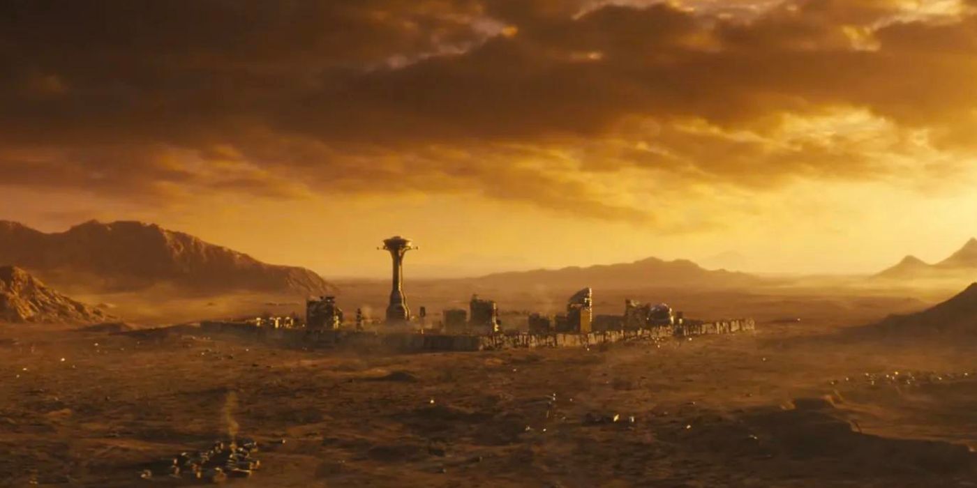 Fallout's New Vegas skyline in the TV show