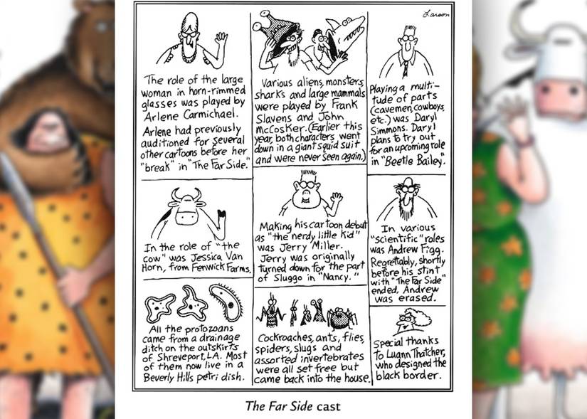 FAR SIDE CAST COMIC