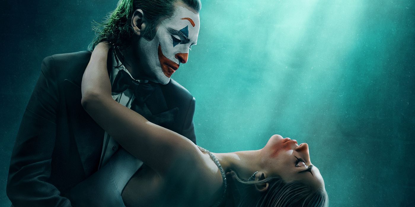 Joaquin Phoenix as Joker and Lady Gaga as Harley Quinn
