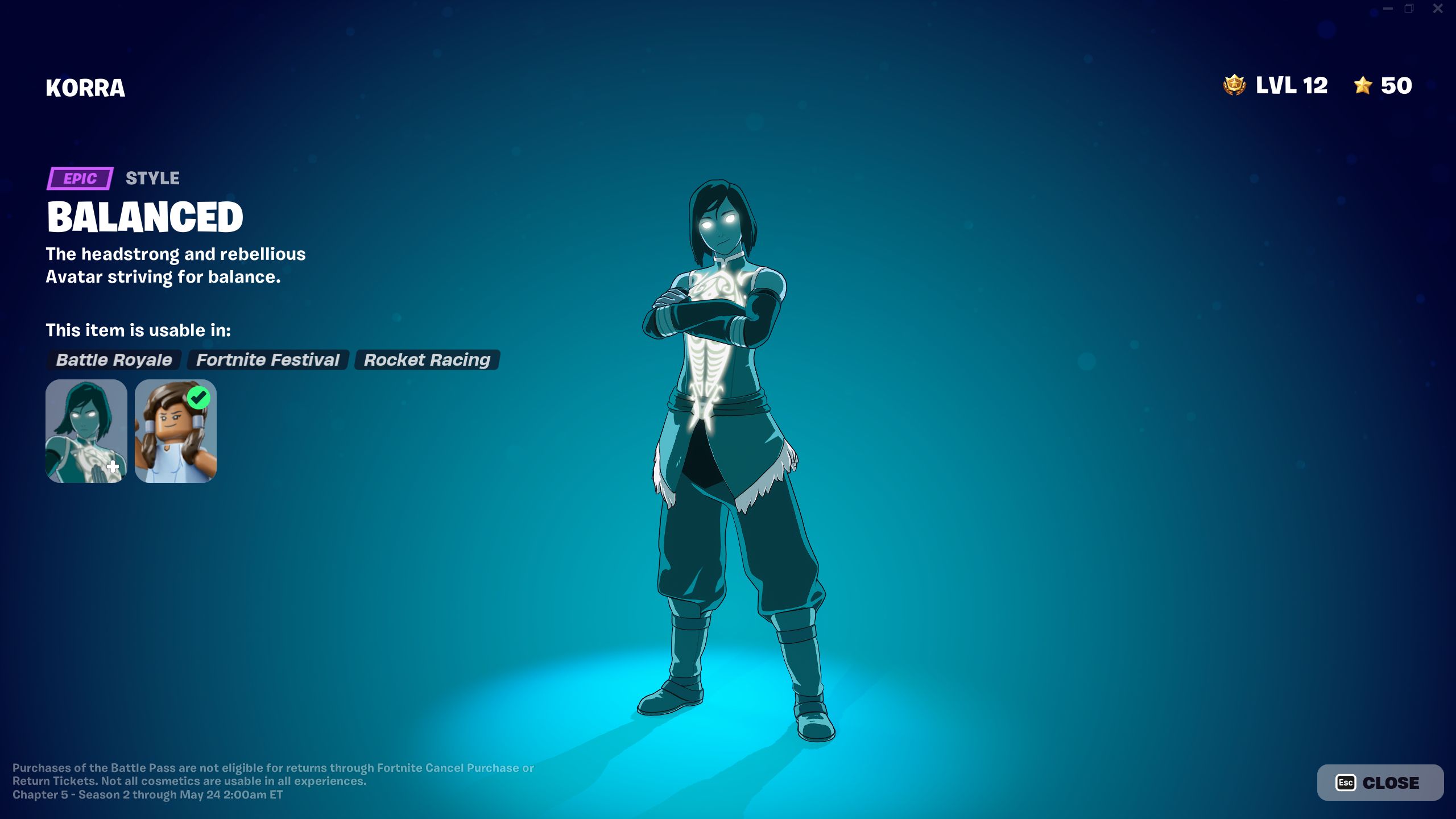 Fortnite: How To Unlock Avatar Korra, image size:1500x844