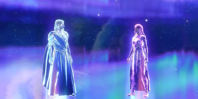 Gale and Mystra meet to speak in Baldur's Gate 3