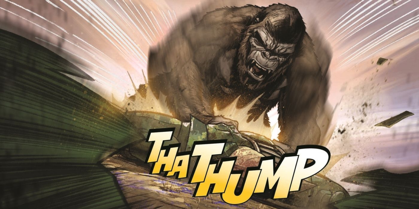 Kong vs the Titan Hunter in Godzilla X Kong: The Hunted.