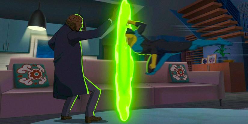 Invincible goes through the portal that Angstrom Levy opened in Invincible season 2 ep 8