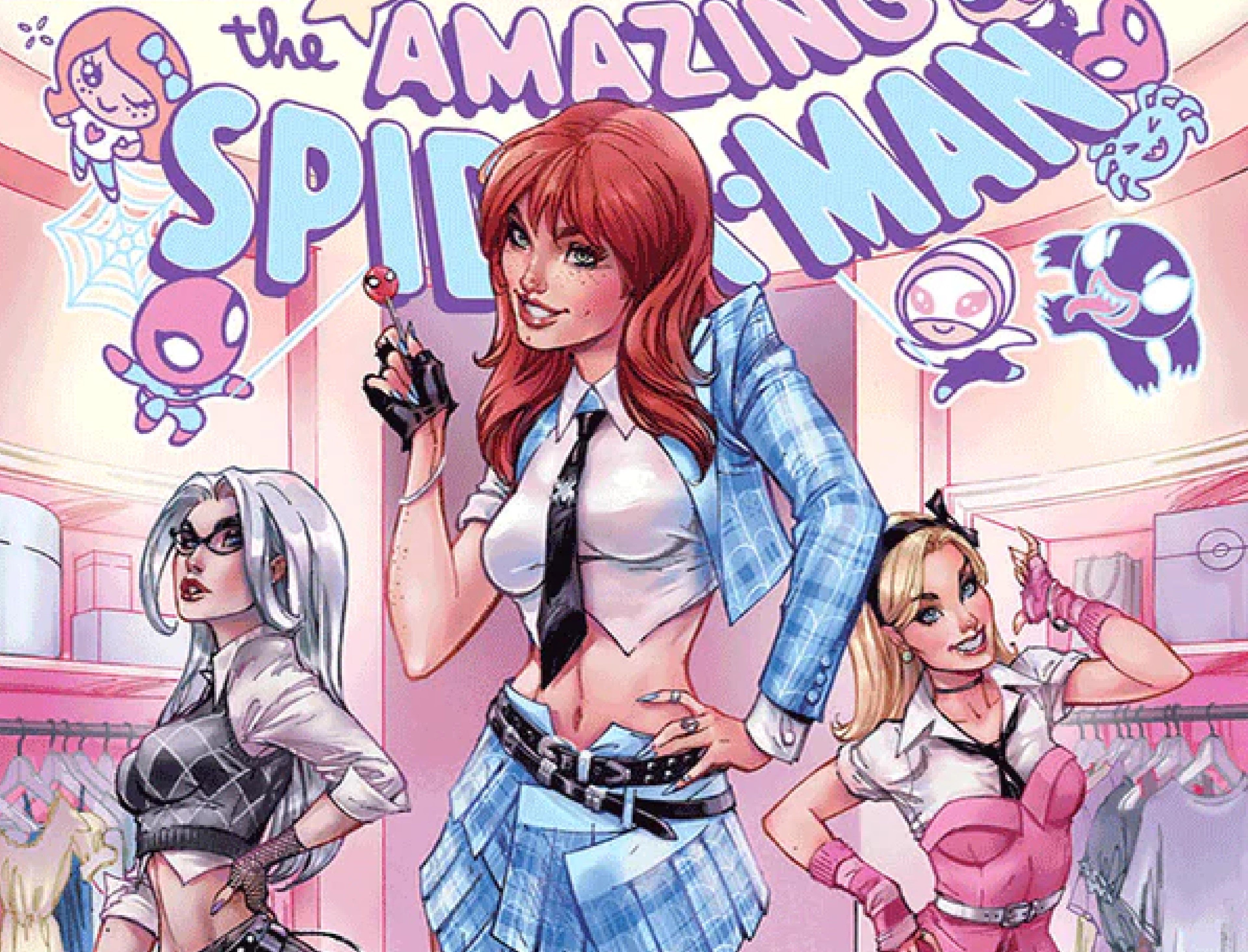 アメコミ MARVEL SPIDER-MAN & MARY JANE Spider-Man's Controversial Mary Jane Cover Gets New Update for 2024